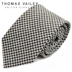 [토마스베일리][THOMAS VAILEY] 토마스베일리 실크넥타이-클래식하운드 블랙 7.5cm