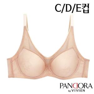 [판도라by비비안]C/D/E컵 자카드 사이드업 풀컵몰드브라1종(PBR7143)75C-85E