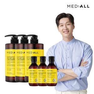 메디올 두피청정 샴푸 800ml 3개+100ml 3개