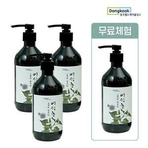 [TV인기]동국 모뿌리 발효 어성초 샴푸 대용량 500ml X 4병- 무료체험분 포함/ 특허받은 자연성분 비듬