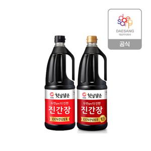 청정원 두번달여더진한1.7L (진간장/진간장골드) 택 x 2개 골라담기