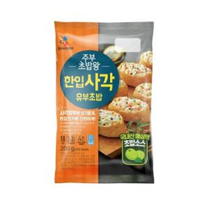 씨제이 한입 사각유부초밥 200G