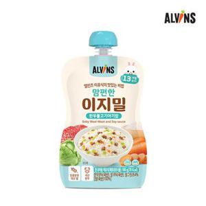 엘빈즈 맘편한 이지밀 한우 불고기 아기밥 100G