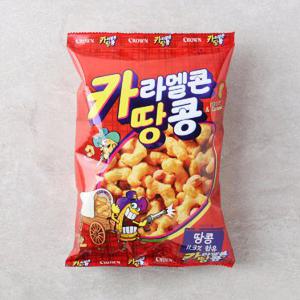 크라운 카라멜콘과땅콩 72G