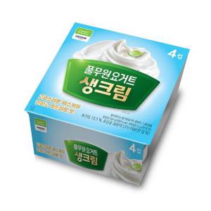 풀무원 다논 생크림 요거트 80G*4