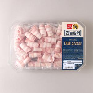 만능상회 한돈 냉동 대패삼겹살 600G(팩)/돼지고기