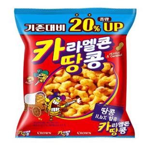 크라운 카라멜콘과땅콩 180G