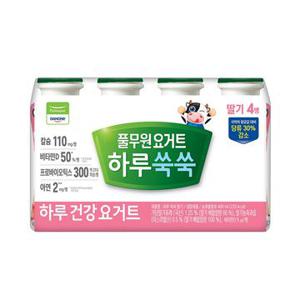 풀무원다논 하루요거트 쑥쑥딸기 (100ML*4)