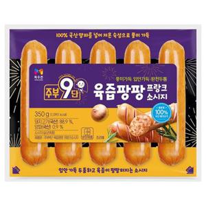 목우촌 주부9단 육즙팡팡 프랑크 (350G)