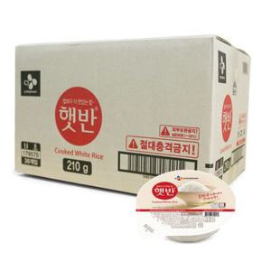 CJ 햇반 둥근햇반 210g x 36개 x 1박스