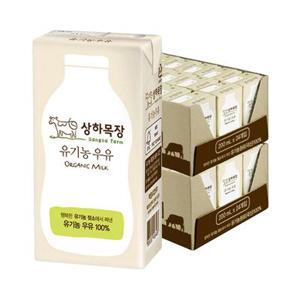 상하목장 유기농 멸균우유 200ml 48팩