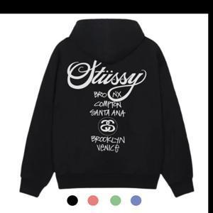 2024F/W STUSSY DSM WORLD TOUR ZIP HOOD 도버스트릿 월드 투어 집업 후드