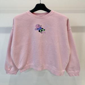 스투시 AU(호주) DOLLIE 맨투맨 ST124W2205 피그먼트 핑크 WOMENS AU8(S)(불량 상품)