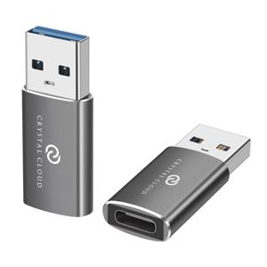 크리스탈클라우드 C타입 to USB-A OTG 젠더