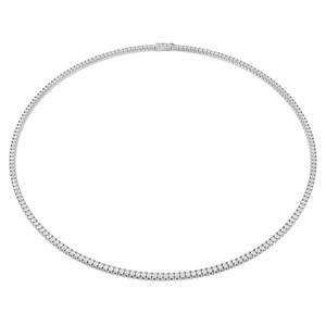 Eternity 네크리스, 랩 그로운 다이아몬드 7ct tw, 라운드 쉐입, 18K 화이트 골드