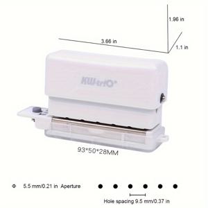 TEMU A4용 펀칭 머신, 바인더, 문구 학용품, 사무용품, 한 번에 6개의 구멍을 뚫을 수 있는 휴대용 펀칭 머신