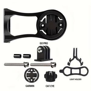 TEMU 알루미늄 합금 자전거 시계 홀더, 퀵 릴리스 코드 시계 홀더와 가민 라이트 마운트, 모바일 카메라, 손전등, 휴대폰용 다기능 사이클링 액세서리, 자전거 액세서리