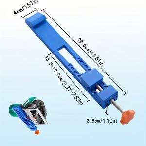 TEMU 클램프가 있는 조절 가능한 원형 톱 가이드 레일, 폴리에스터 섬유 구조, 목공 DIY 홈 개조 위치 지정 핀 세트