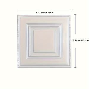 TEMU 10개/20개 35x35cm/13.78x13.78인치 3D 벽 스티커 자체 접착 다도 와인스코팅 거실 장식 침대 옆 방지 충돌 방수 소프트 팩 스티커