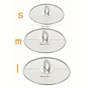 TEMU 접이식 손잡이가 있는 스테인리스 스틸 프라이팬 스플래터 스크린 - 안전한 요리를 위한 그리스 가드 & 메쉬 커버, 무연, 야외 안전, 1/3개, 스플래시 가드, 레스토랑용