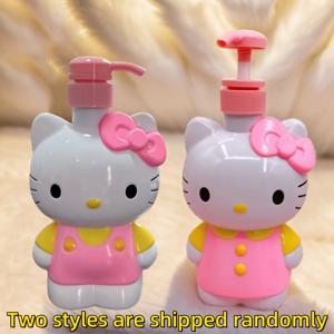 TEMU 1pc Kitty 충전식 480ml 펌프 디스펜서, 고양이 머리 샴푸 및 컨디셔너 병, 탈레이트 없는, 향수 없는, 욕실 디스펜서 세트