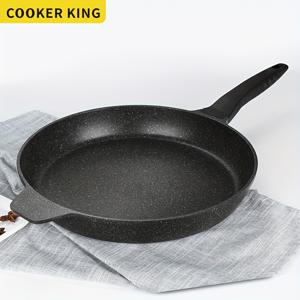 TEMU COOKER KING 12.6인치 논스틱 프라이팬 - 쿨링 핸들, PTFE & PFOA 프리, 인덕션 준비, 모든 조리대 호환|인덕션