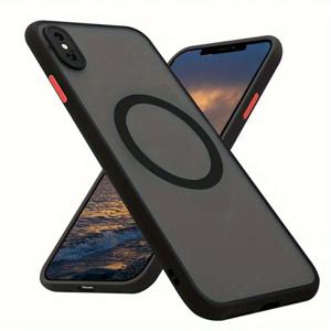 TEMU 마그네틱 무선 충전 휴대폰 케이스용 럭셔리 자석, Iphone 7/8/SE2/SE3, Iphone XR, Iphonex/Xs, Iphonexs Max 커버