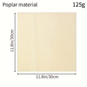 TEMU 12pcs 공예용 나무 시트-12 X 12 X 1/12 인치 ~ 2.7mm 두께의 매끄러운 표면을 가진 나무 시트-레이저 커팅, 나무 태우기, 건축 모형, 염색용 미완성 사각형 나무 판