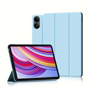 TEMU Xiaomi Redmi Pad Pro 12.1인치 케이스 - POCO 2024 스마트 커버, 자동 수면/각성 기능, 조절 가능한 스탠드, 가벼운 인조 가죽 보호 쉘