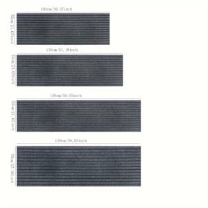TEMU 집안의 카펫 조각 (55*100''/55*130''/55*150''/70*150'') 회색/빨강/커피 색상, 먼지 방지, 미끄럼 방지, 얼룩 방지 및 방수, 주방 현관문, 침실 복도용 유니버설 바닥 매트, 잘릴 수 있음