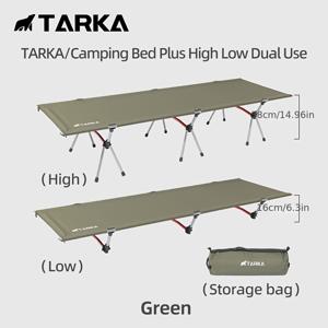 TEMU TARKA 야외 휴대용 접이식 침대 경량 접이식 행진 침대 1인용 침대 여행 캠핑 사무실 배낭 여행 크리스마스 선물|접이식침대|간이침대