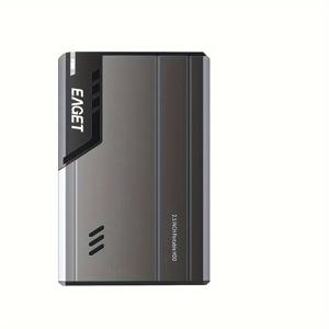 TEMU EAGET 2.5인치 휴대용 HDD 외장 하드 드라이브, 500GB/1TB, USB 3.0, 고속 5Gbps, 메탈 텍스처, PC, Mac, PS4, Xbox용 플러그 앤 플레이 - 배터리 불필요