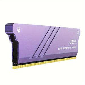 TEMU 열 패드가있는 JEYI 메모리 RAM 방열판, 데스크탑 RAM 쿨러 DDR 방사선은 PC 용으로 소산 DIY DDR2 DDR3 DDR4 DDR5