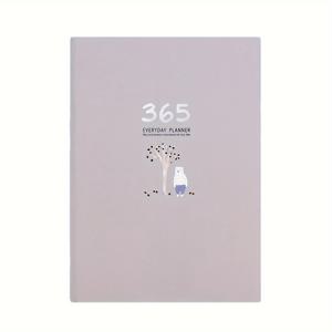 TEMU 365일 크리에이티브 데일리 플래너 - 10대 친화적인 간소화된 일기 & 효율 저널 대학생을 위한 귀여운 여성스러운 디자인, 일상 조직 노트북