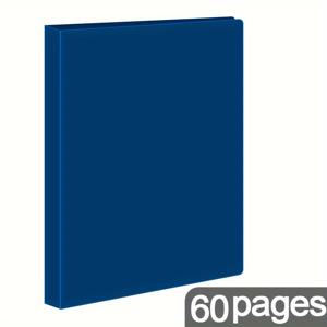 TEMU 페인팅 아트 케이스 A2 사이즈 - PP 소재, 방수 60장 수납 앨범, 30장 수납 가능한 아트워크, 40개 포켓 북 폴더, 아트 전시 및 정리용 클리어 슬리브 포함