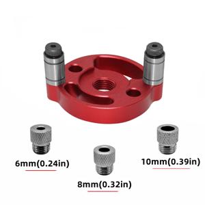 TEMU 1 세트, Dowel Drill Guide, Pocket Hole Jig, 6/8/10mm Self-centering Vertical Doweling Jig, 로케이터 홀 펀처 용 드릴 가이드, 목공 도구, 목공 도구