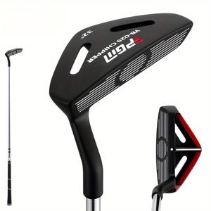 TEMU PGM Pro Golf Master 32° 치퍼 퍼터 남성용 - 오른손잡이용 고무 그립, 스테인리스 스틸 샤프트, 단조 알루미늄 합금 헤드, 레귤러 플렉스 - 방향 제어 기능이 있는 듀얼 기능 골프 클럽