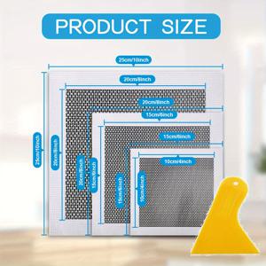 TEMU 석고 보드 수리 키트, 알루미늄 벽 수리 키트, 4/6/8인치 유리 섬유 메쉬가 있는 아연 도금 시트, 벽 구멍 수리 패치