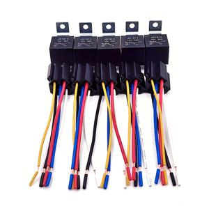 TEMU 5pcs JD1914/40A/12V/5P 자동차 릴레이 세트, 방수 밀봉 구리 접점, 은 합금, 구리 코일, 구리 발, 자동차 헤드라이트, 에어컨, 오일 펌프, 내비게이션 - 배터리 불필요