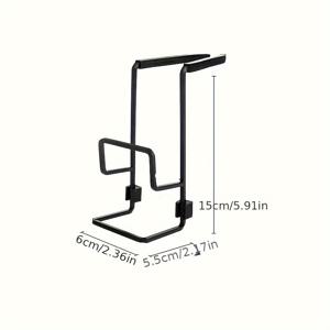 TEMU 1pc 확장 가능한 철제 싱크 오가나이저 랙 - 주방 편리한 배수 바구니 브러시, 비누, 행주, 스펀지 및 수건 보관용