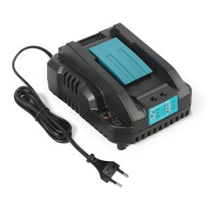 TEMU TEENPOWER Makita DC18RC용 고속 충전 교체 충전기 - 14.4V & 18V 배터리 호환, EU 플러그가 있는 무선 공구 충전기, 다중 보호 시스템, 가정, 기숙사 및 야외 사용에 이상적 (배터리 미포함)