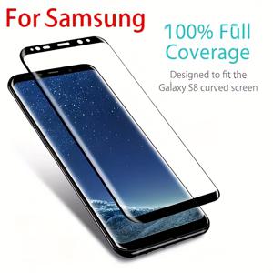 TEMU 삼성 갤럭시 S8/S9/S9+/노트9용 HD 강화유리 스크린 프로텍터 - 스크래치 방지, 울트라 클리어 디스플레이 가드