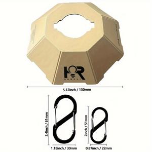 TEMU 캠핑용 램프쉐이드, 캠핑 액세서리, 내구성 있는 램프쉐이드와 후크, 다양한 색상의 램프쉐이드