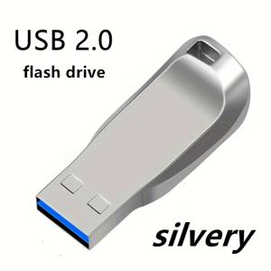 TEMU 새로운 고속 메탈 USB 2.0 플래시 드라이브 - PC, 랩톱, 태블릿 및 휴대전화용 내구성 있는 펜 드라이브 | 8GB, 30GB, 60GB, 100GB로 제공되는 안전한 데이터 저장 장치|USB|USB