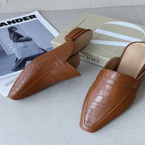 [오드리] CROC CHIC MULE_camel 2cm OUD219052-2