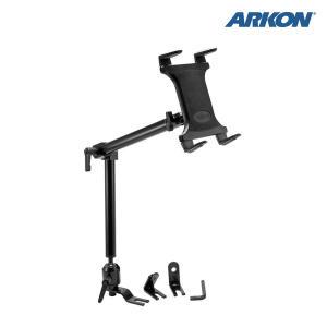 [ARKON]TAB801 아콘 ARKON 슬림그립 차량용 보조석 태블릿 거치대 - 헤비듀티 22 2관절 시트 레일/보조...