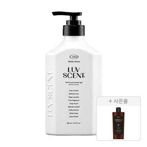 럽센트 바디워시 화이트셔츠 린넨코튼향, 500ml, 1개 + 증정(케라시스 프로폴리스 데미지 리페어 샴푸, 180ml, 1개)