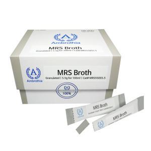 MRS550S5.5 암브로티아 MRS Broth 5.5g 유산균 락토바실러스 Lactobacillus 과립 스틱형 배지 미생물 실험