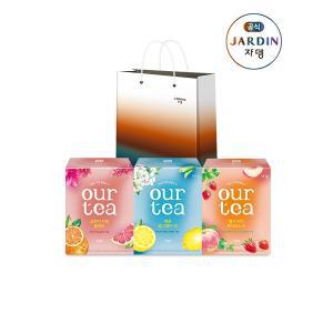 [하프클럽/쟈뎅]아워티 4P 베스트 3종 SET B (오렌지+레몬+딸기)+쇼핑백