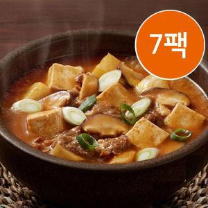 [기타]교동 차돌된장찌개 450gx7팩/칼칼한 육수에 차돌양지의 고소함까지